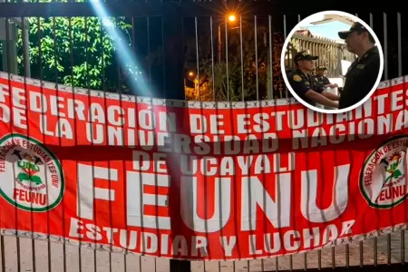Estudiantes exigen mayor presupuesto.