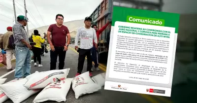 Gobierno toma medidas tras reclamos y protestas del sector agricultor.