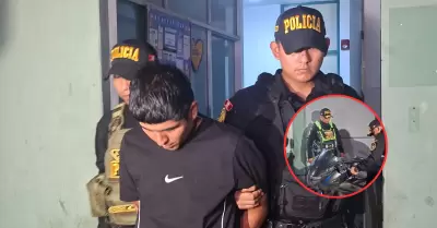 Polic�a captura a ladrones de celulares en SJL