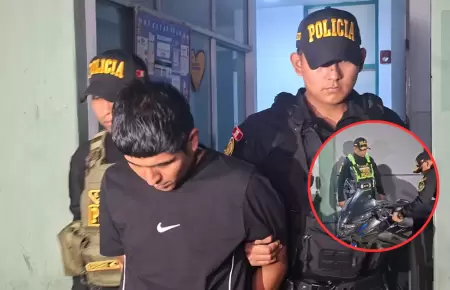 Polic�a captura a ladrones de celulares en SJL