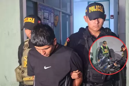 Polic�a captura a ladrones de celulares en SJL