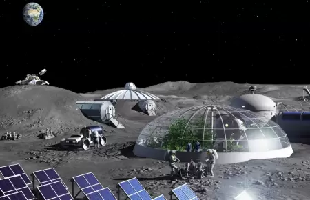 La base lunar sentar� las bases para los viajes tripulados a Marte