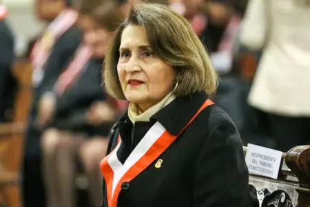 Luz Pacheco renuncia a la presidencia del Tribunal Constitucional