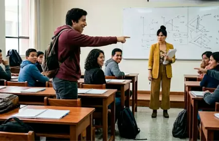 El cuestionamiento del alumno fue severo.