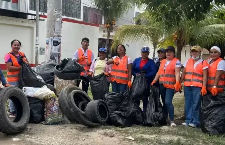 Cajamarca: eliminan m�s de 35 toneladas de potenciales criaderos del zancudo tra