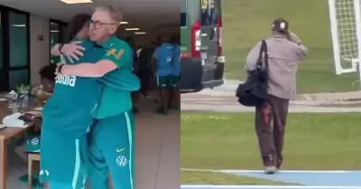 Neymar lleg� en helic�ptero a concentraci�n de Brasil tras llamado de Carlo Ance
