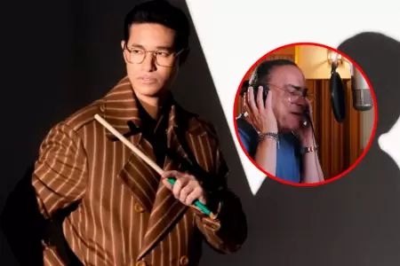 El percusionista mostr� un avance de lo que ser� su disco m�s personal.