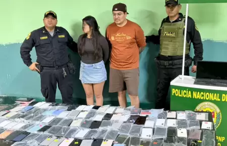 Capturan a dos integrantes de banda dedicada a robar celulares