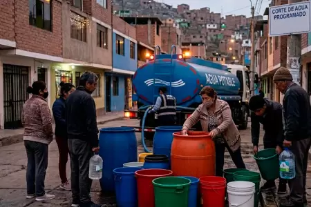 Corte de agua en Lima el 29 de mayo.