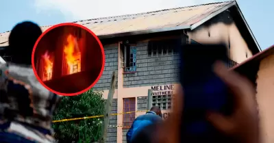 Incendio en escuela de ni�as en Kenia.