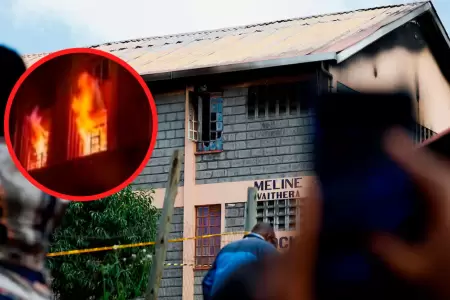 Incendio en escuela de ni�as en Kenia.