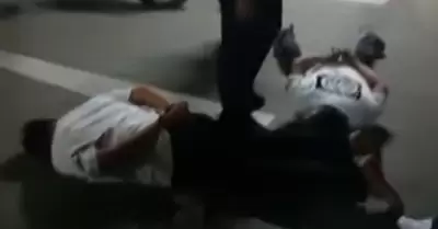 Sujetos fueron capturados tras balacera en centro comercial de Ventanilla.