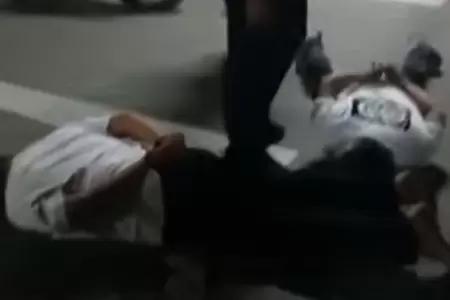 Sujetos fueron capturados tras balacera en centro comercial de Ventanilla.