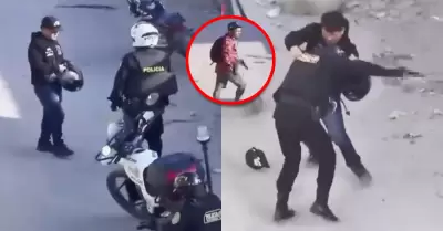 Operativo de rutina termin� en asalto a propios efectivos policiales.