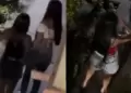 Vecina arroja agua a j�venes que quer�an orinar en su puerta