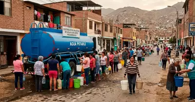 Corte de agua en Lima el 30 de mayo.