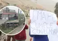Indignaci�n en Comas: Vecinos bloquean tramo de Pasamayito y exigen muro de contenci�n tras m�ltiples accidentes