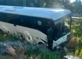 Autob�s impact� contra seis autos: Choque m�ltiple dej� al menos 5 muertos y m�s de 30 heridos