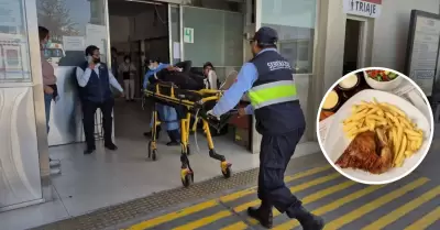 Queman la boca a menor