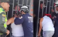 Mujer qued� atrapada en una reja por "espiar" a su vecina y se volvi� viral en redes sociales