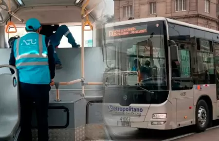 El pasajero fue recriminado por el trabajador de la ATU.