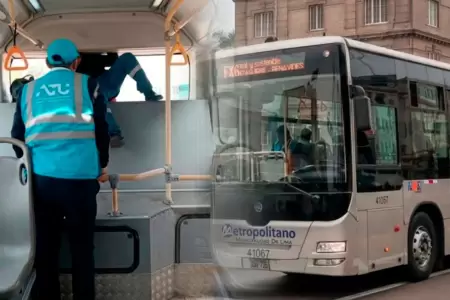 El pasajero fue recriminado por el trabajador de la ATU.