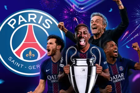 PSG se consagr� campe�n de la Champions League