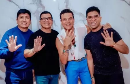 Grupo 5 se present� en el concierto de Silvestre Dangond