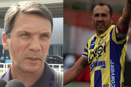 Z� Ricardo, t�cnico de Sporting Cristal, se pronunci� sobre Hern�n Barcos