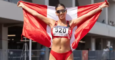 Kimberly Garc�a es campeona del Iberoamericano de Atletismo Lima 2026