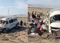 Fatal accidente en la Panamericana Norte: Miniv�n se despista y deja cuatro muertos, entre ellos una menor de 8 a�os