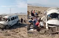 Fatal accidente en la Panamericana Norte: Miniv�n se despista y deja cuatro muertos, entre ellos una menor de 8 a�os