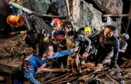 Rescate de película: Salvan a cinco mineros tras permanecer diez días atrapados en cueva inundada