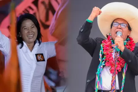 Keiko Fujimori y Roberto S�nchez