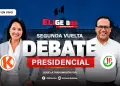 Debate presidencial EN VIVO: Keiko Fujimori y Roberto S�nchez se enfrentan en encuentro decisivo de la segunda vuelta