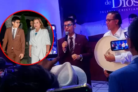 El pol�mico l�der religioso reapareci� para brindar apoyo al candidato de izquie