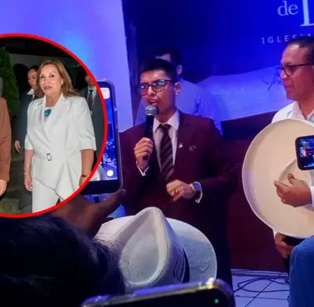 El pol�mico l�der religioso reapareci� para brindar apoyo al candidato de izquie