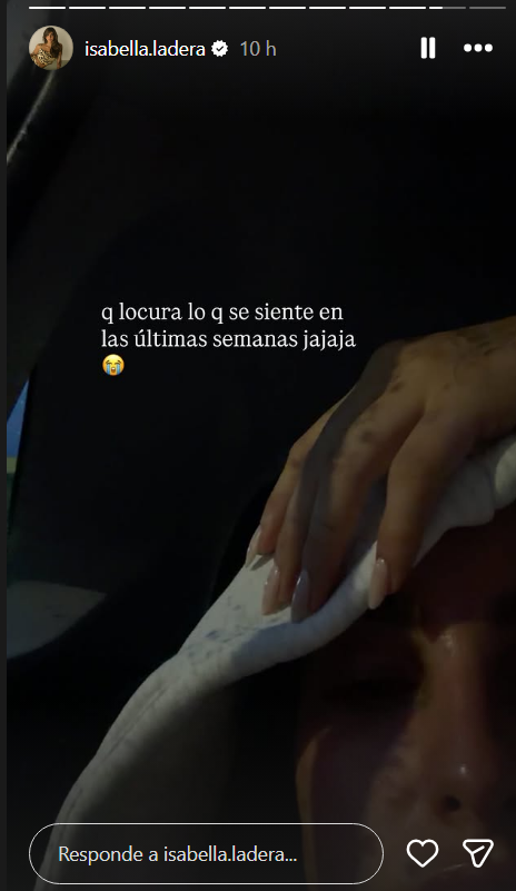 Isabella Ladera pr�xima a dar a luz