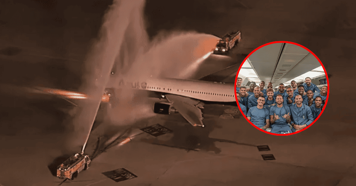 Avión de la selección de Brasil fue 'bautizado' antes de partir al Mundial 2026 en busca de su sexta Copa del Mundo - Exitosa Noticias