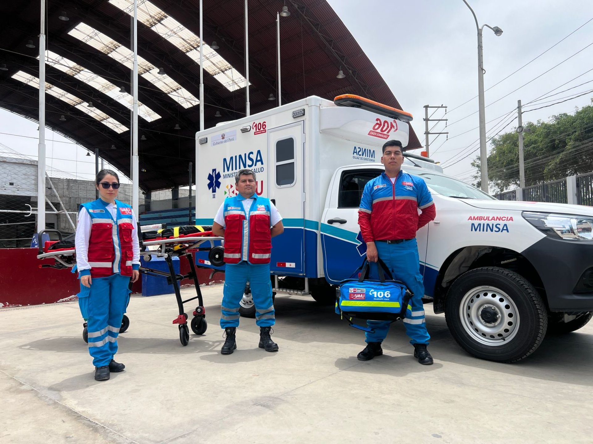 SAMU se pone en alerta máxima: 29 ambulancias estarán listas durante la segunda vuelta electoral
