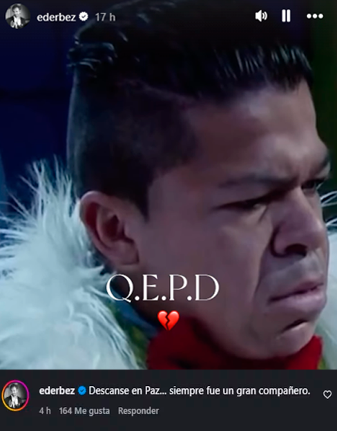 Eugenio Derbez reacciona a la muerte de Abraham Pérez.