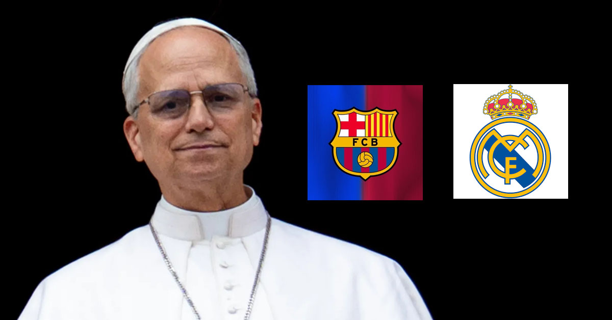 ¿Real Madrid o Barcelona? Papa León XIV sorprende al mundo tras revelar su hinchaje durante su visita a España