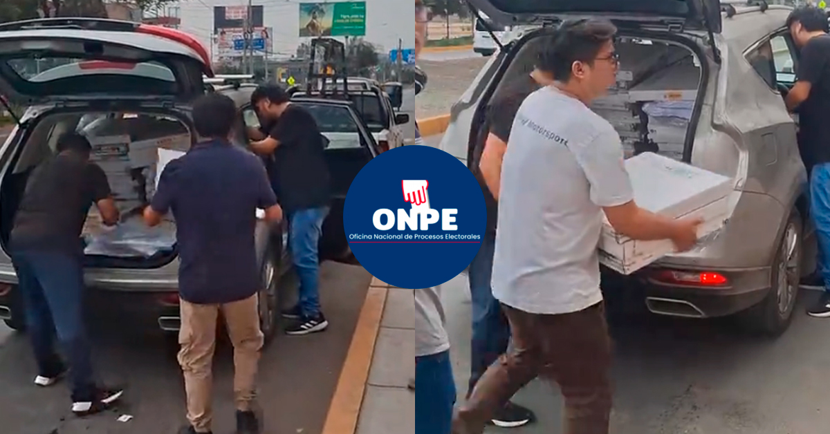 ONPE aclara video sobre supuesto traslado irregular de mater