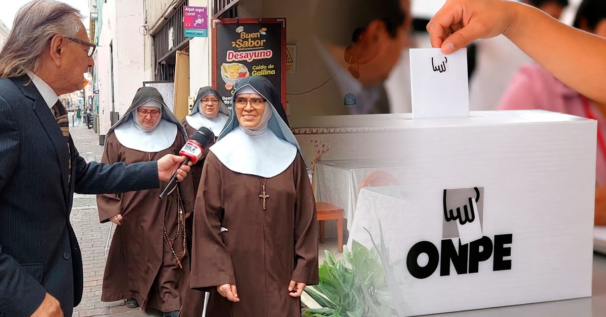 Hermanas Franciscanas dejaron el claustro para sufragar en s