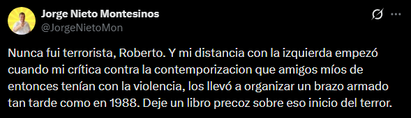 Réplica de Jorge Nieto.