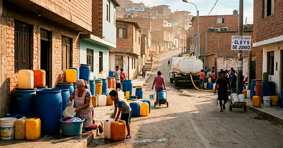 Corte de agua en Lima el 8 y 9 de junio: Lista de distritos 