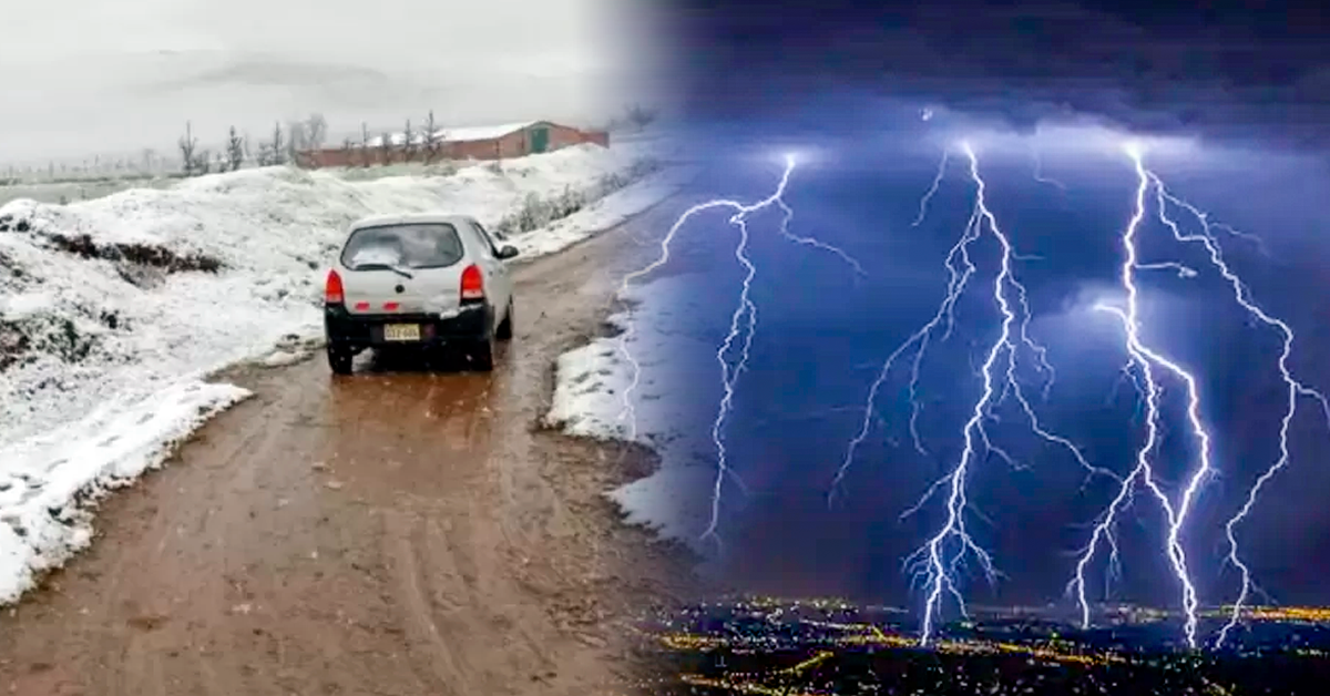 Senamhi advierte INTENSO fenómeno meteorológico en 21 region