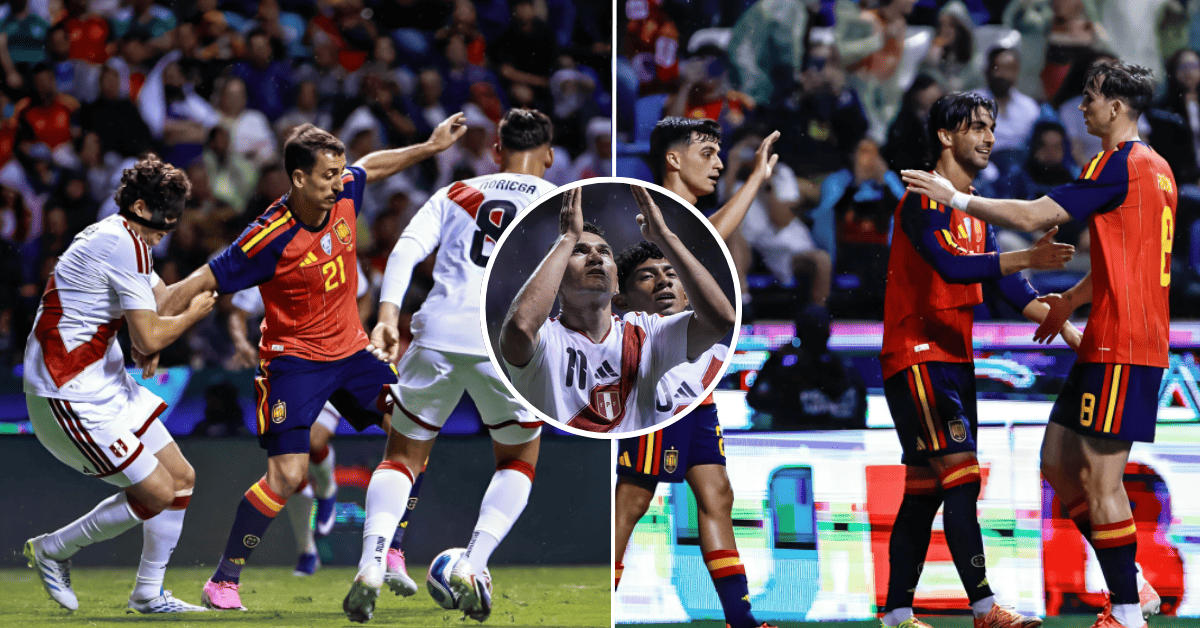 Selección peruana perdió 3-1 ante España en amistoso interna