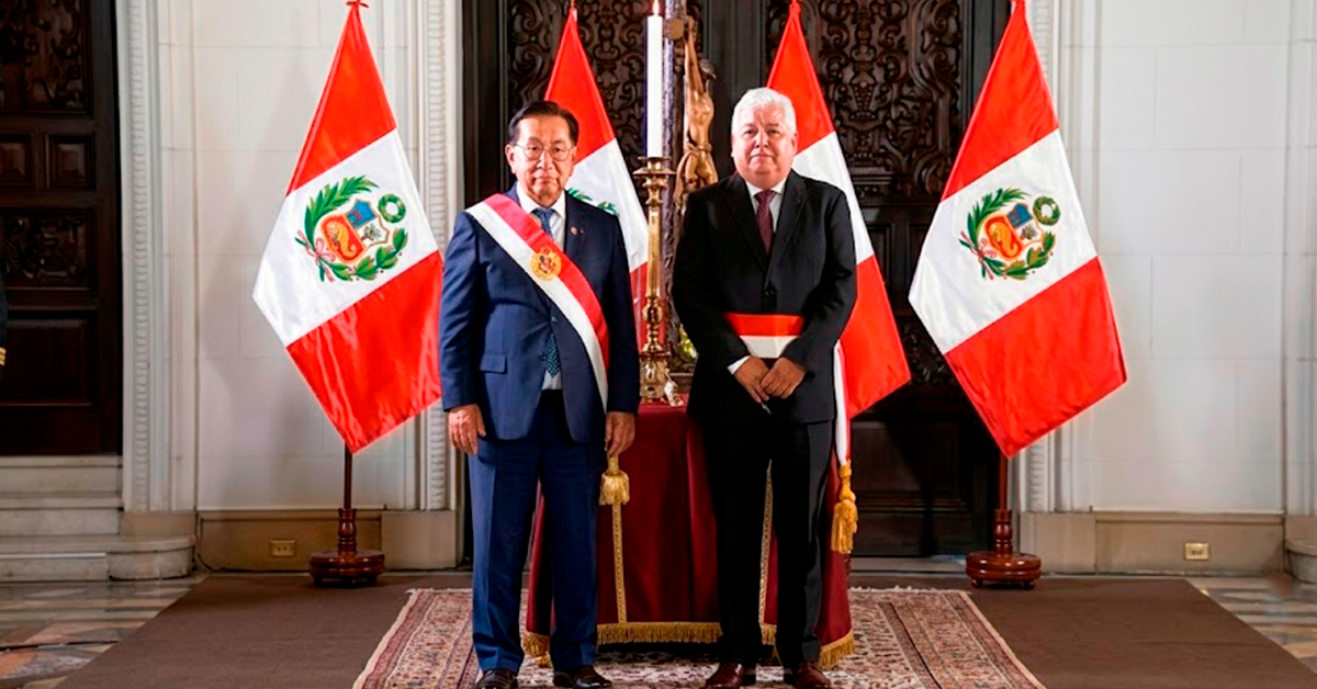 Presidente José Balcázar tomó juramento a Berthin Enrique Gó