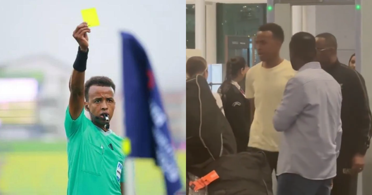 Árbitro somalí de la FIFA, Omar Abdulkadir, que fue deportad